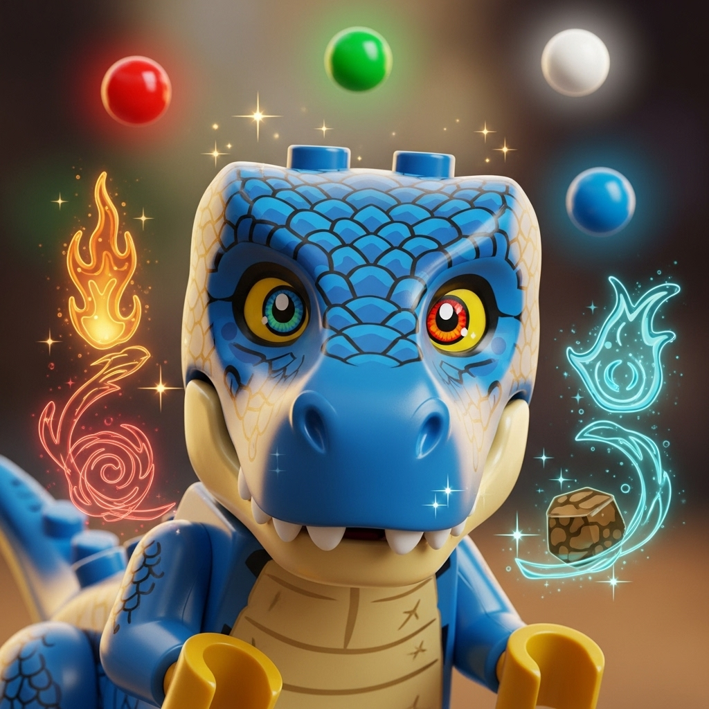 En un valle verde y exuberante, vivía Juana, una dinosaurio de escamas brillantes y ojos que cambiab