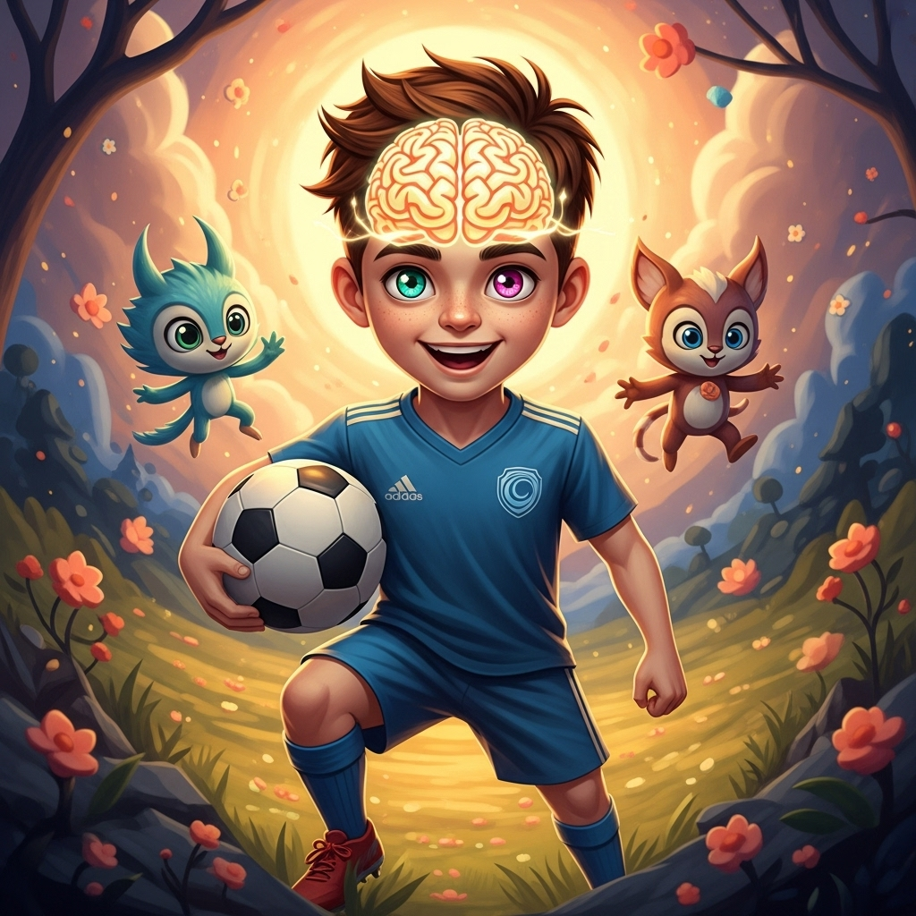 Un día, su equipo iba a jugar la gran final. Todos estaban nerviosos porque el equipo contrario era 