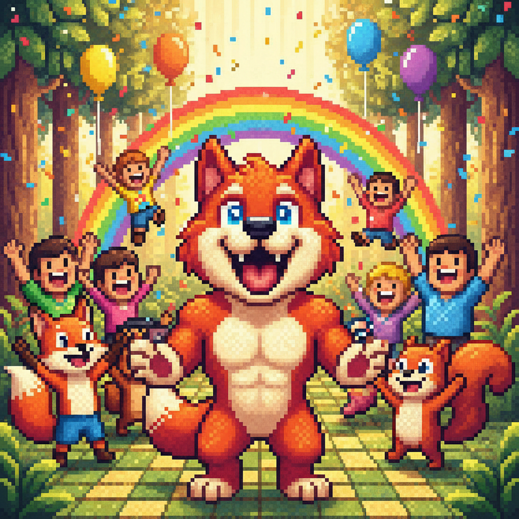 Trabajando juntos, el perrito parlante y los topos cavadores, lograron mover las piedras y la tierra