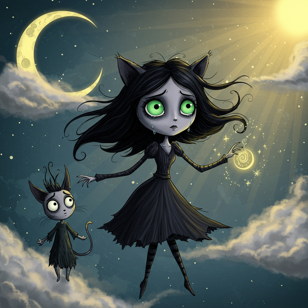 Un día, todos los amigos de Luna, el conejito Saltarín, la ardilla Chispa y el osito Dormilón, estab