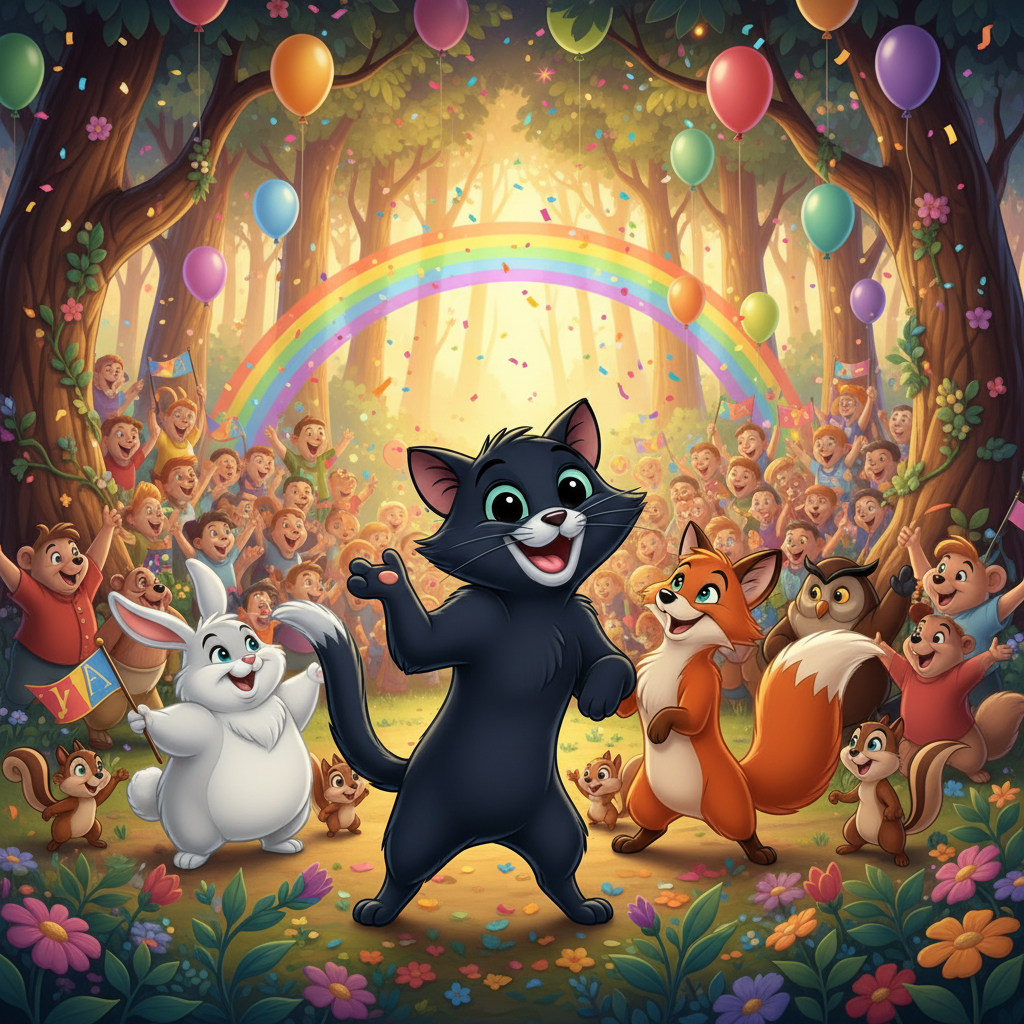 Con la ayuda de los ingeniosos castores y las indicaciones precisas de Lalo, el puente sobre el arro