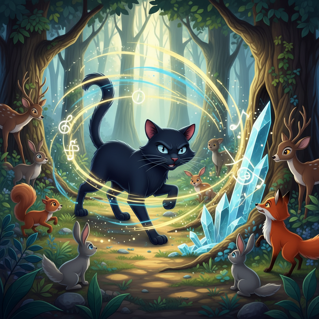 Los animales del bosque la miraron con asombro. El viejo búho inclinó su cabeza sabia. 'Pequeña Lalo