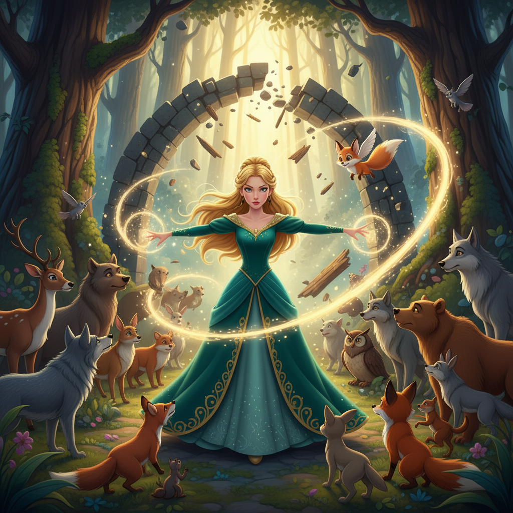 El camino a las montañas fue largo y lleno de desafíos, pero Virginia no estaba sola. Las ardillas t