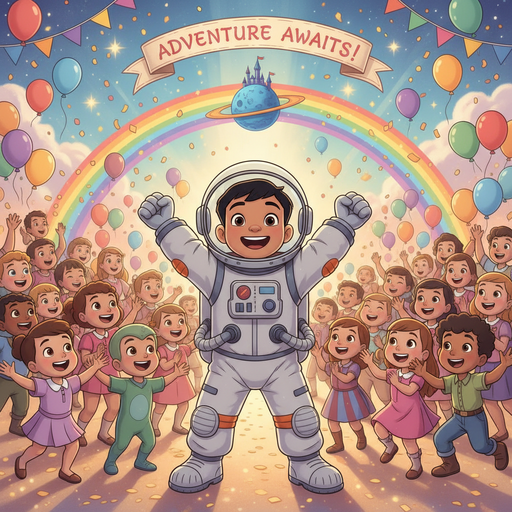 El Gran Sabio Cósmico apareció, flotando serenamente ante ellos. Observó a Max y Luna con una sonris