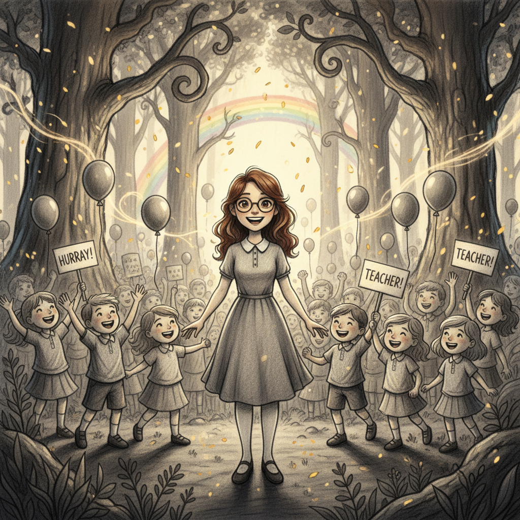 Decidida a usar su don para el bien de todo el bosque, Paola comenzó a visitar el lugar regularmente