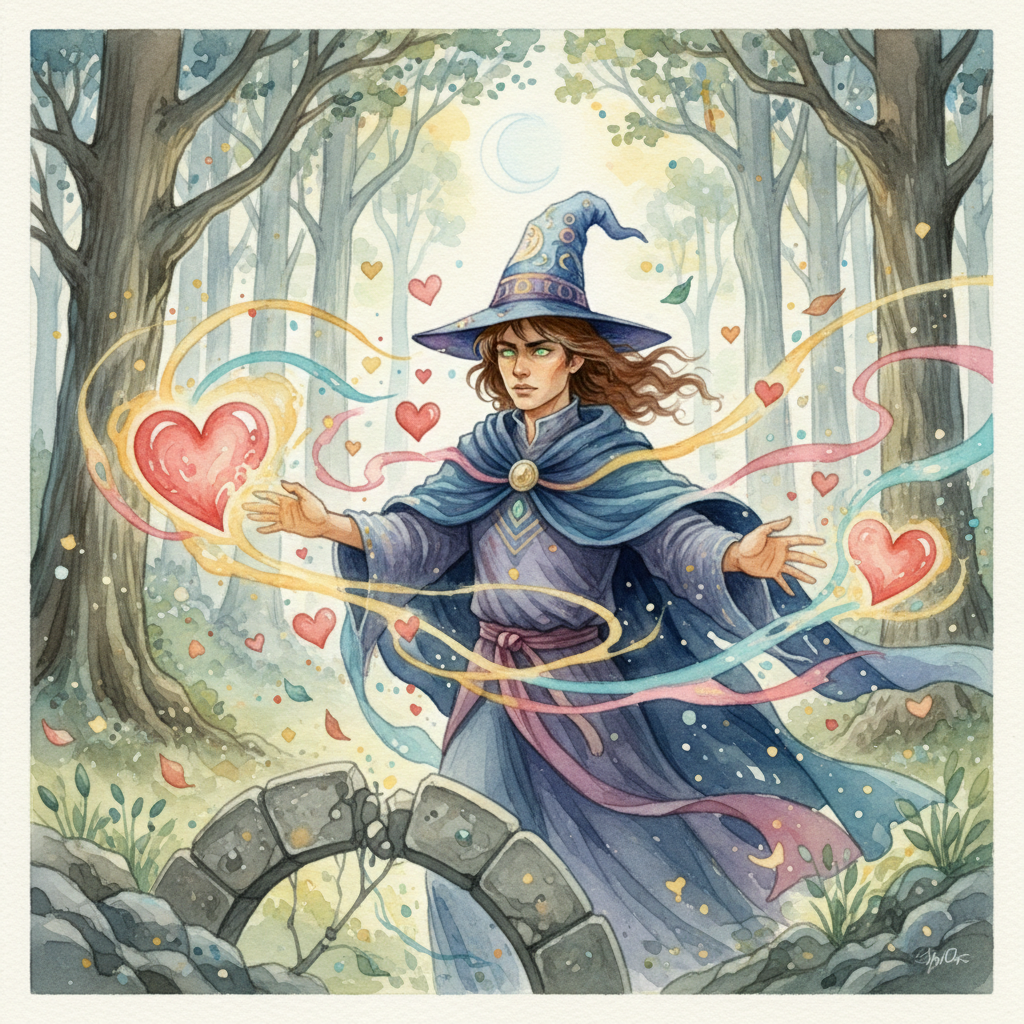 Mientras Luna se adentraba más en el bosque, se encontró con un pequeño zorro de pelaje opaco y una 