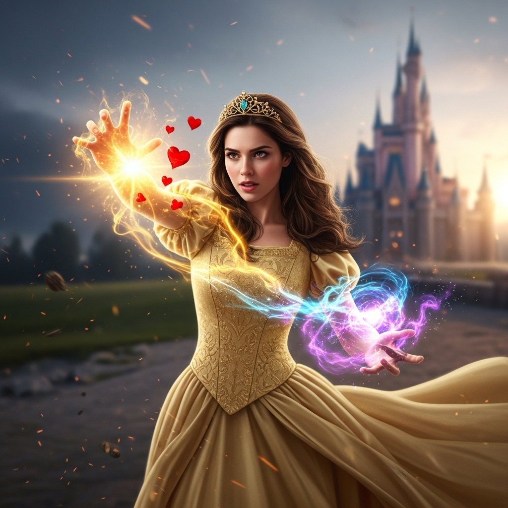 Camila se acercó con reverencia a la Flor Radiante. Sus pétalos dorados brillaban con una energía pu