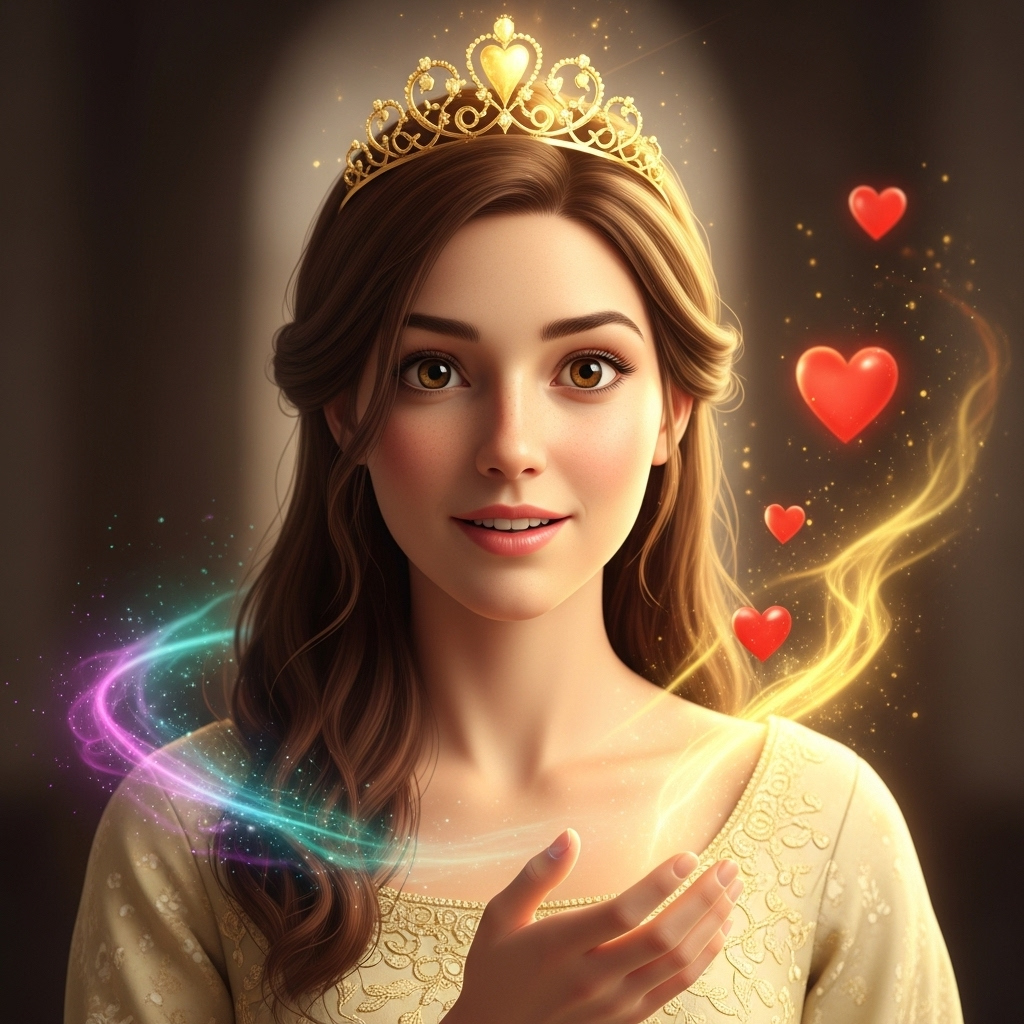 En el reino de los Susurros Verdes vivía la princesa Camila. Tenía el cabello castaño como la tierra