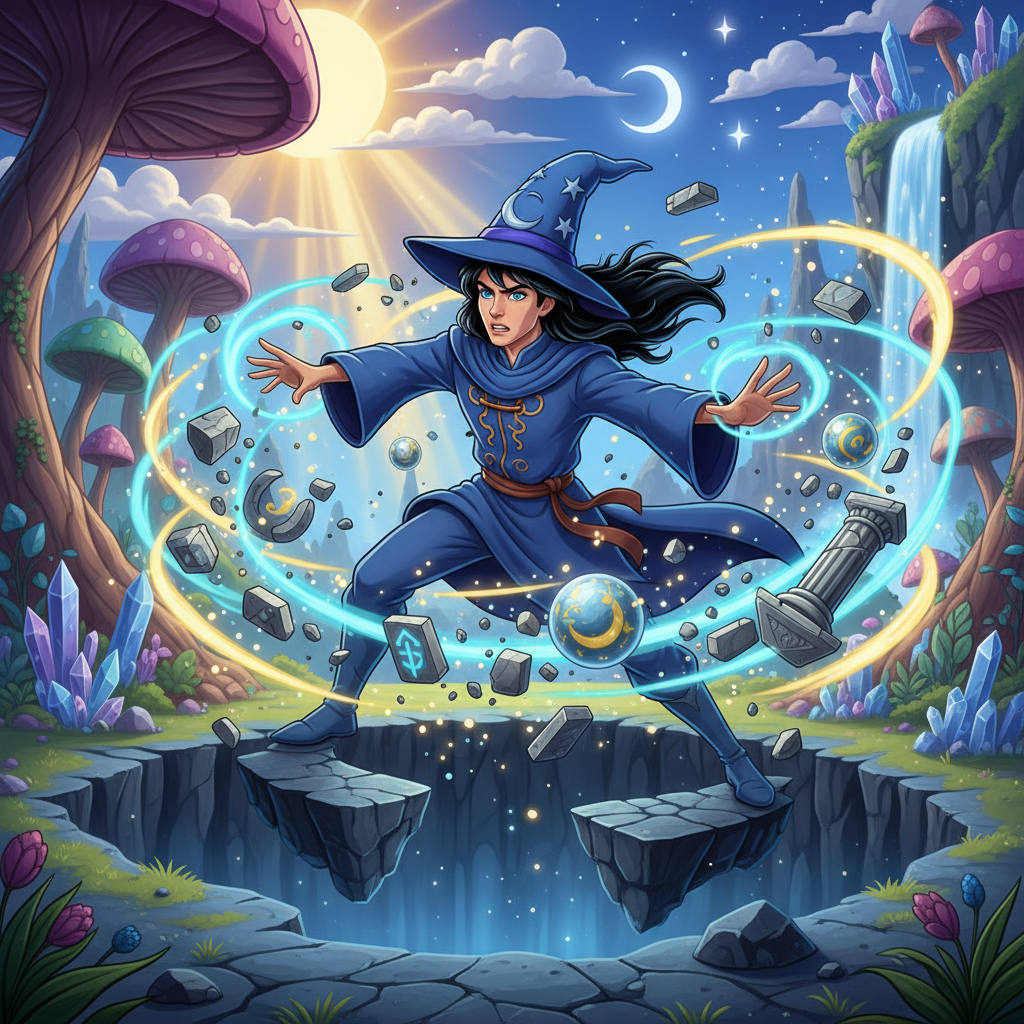 Motivado por su pequeño éxito, Skiso decidió que su próximo desafío sería usar su telequinesis para 