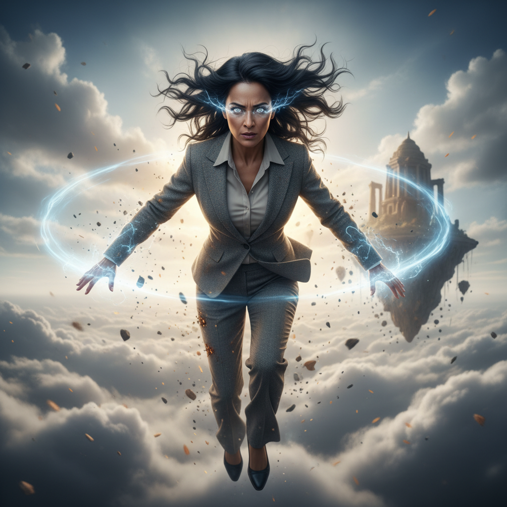 Mientras Sayas ascendía, la neblina se volvía más espesa, dificultando su visión. El aire se sentía