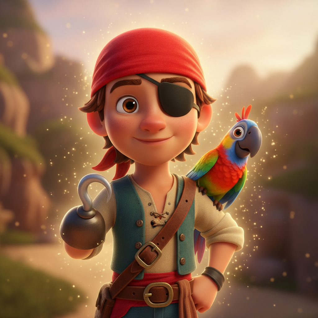 En la isla de las Brisas Doradas vivía un joven pirata llamado Ares. No era un pirata cualquiera, pu