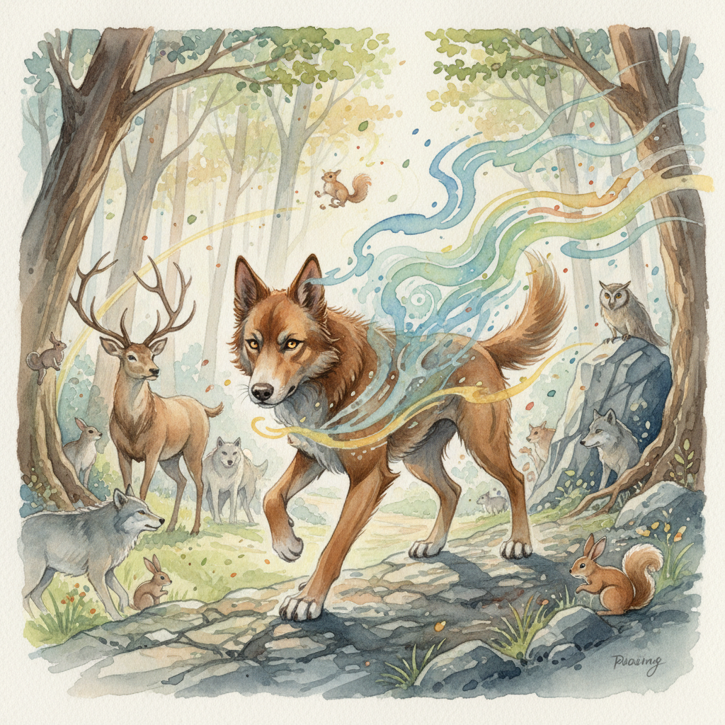 Un día, una preocupada ardilla llamada Chispita corrió hacia Rabito con noticias alarmantes. El anti