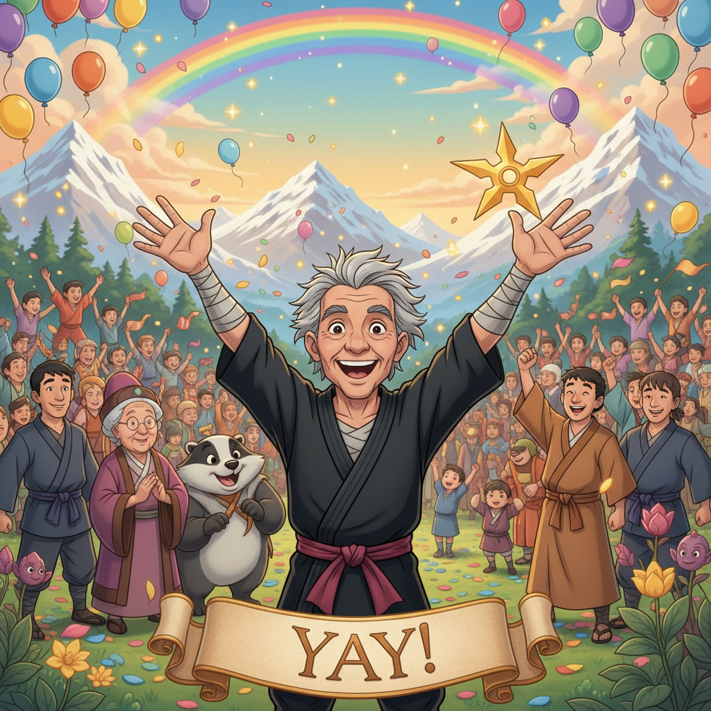 A partir de ese día, la aldea volvió a la calma, pero con una diferencia. Los aldeanos notaron que l