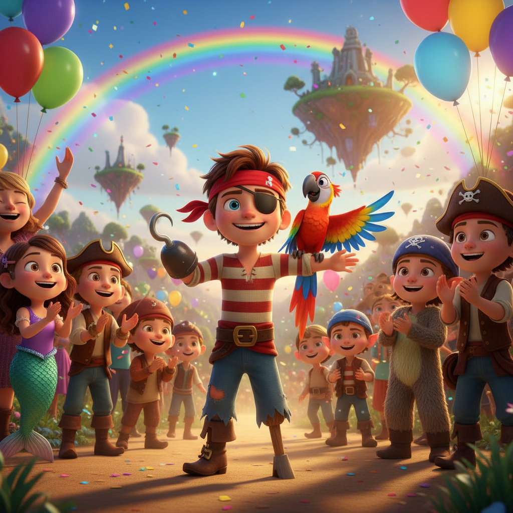 Manu regresó a la Isla de las Palmeras Doradas con el cofre lleno de semillas y una nueva perspectiv