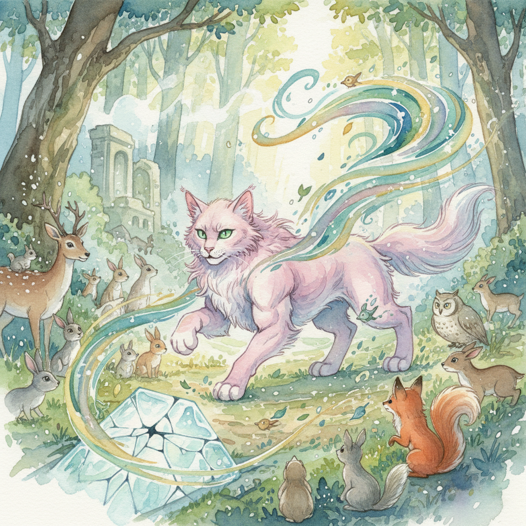 Un día, mientras María descansaba bajo su roble favorito, escuchó un llanto desconsolado. Era Piojo,