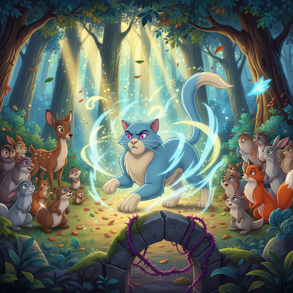 Un día, una gran preocupación se extendió por el bosque. Los pequeños pájaros del nido más alto del 