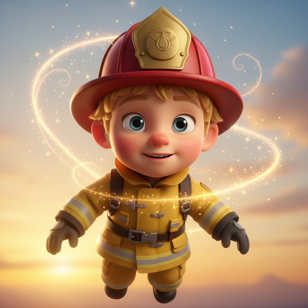 En la pintoresca ciudad de Villaverde, vivía un pequeño bombero llamado Fran. Fran no era un bombero