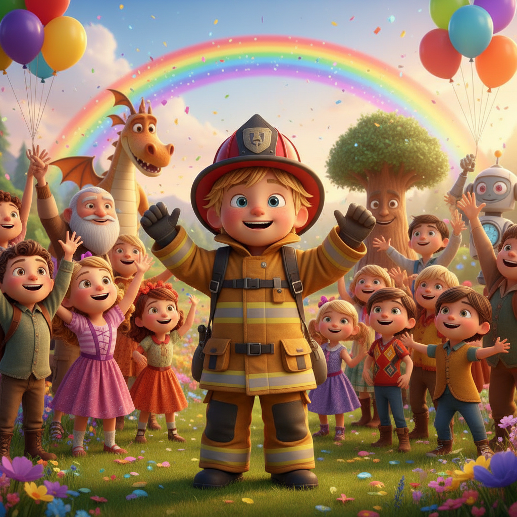 Después del rescate, Fran regresó a la estación de bomberos sintiendo una inmensa satisfacción. Habí