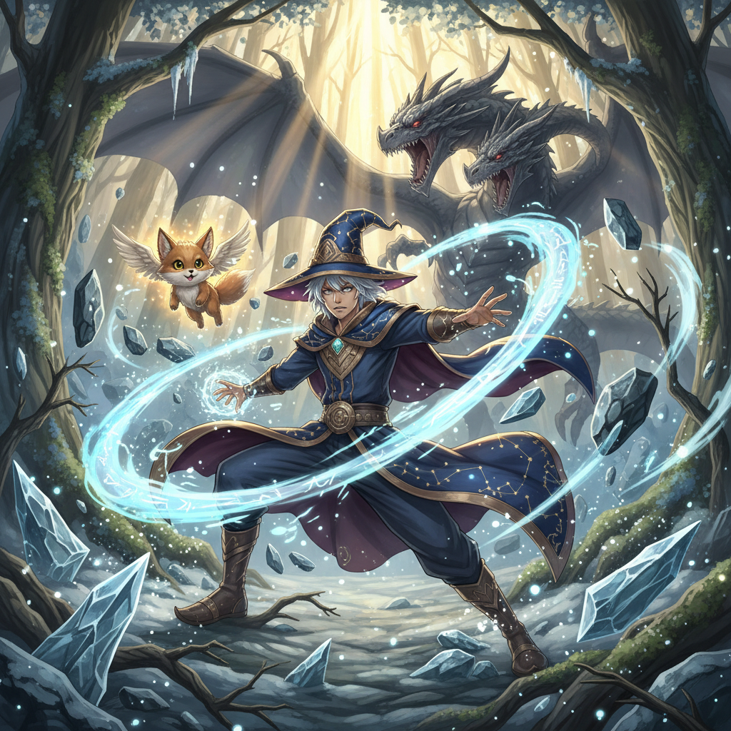 Los primeros intentos de Hendal fueron difíciles. Las nubes, acostumbradas a su caos, se resistían a