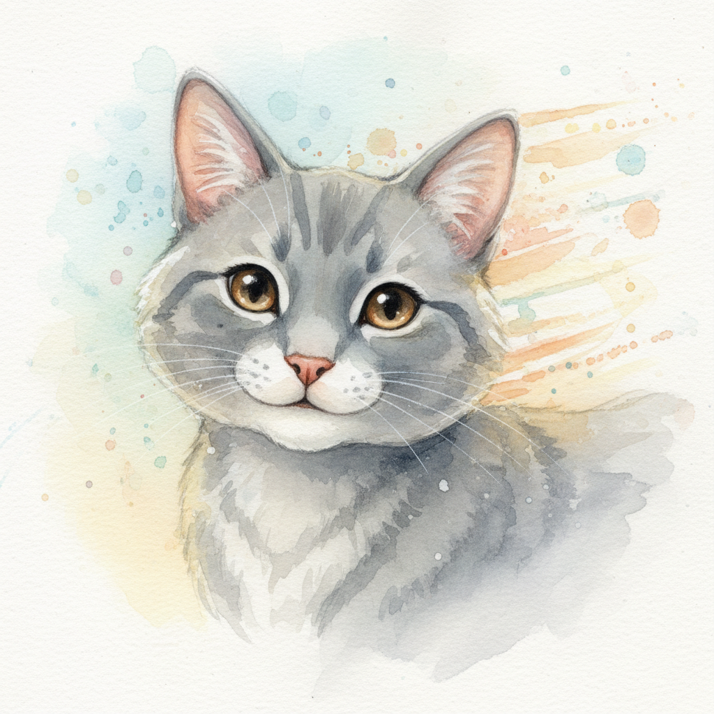 En un rincón acogedor de la ciudad vivía Marqui, una gatita de suave pelaje gris y ojos grandes y br