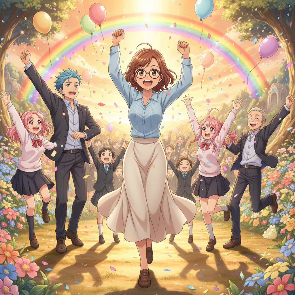 Los niños de la clase de Julieta, al ver su dedicación y la forma en que siempre priorizaba el biene