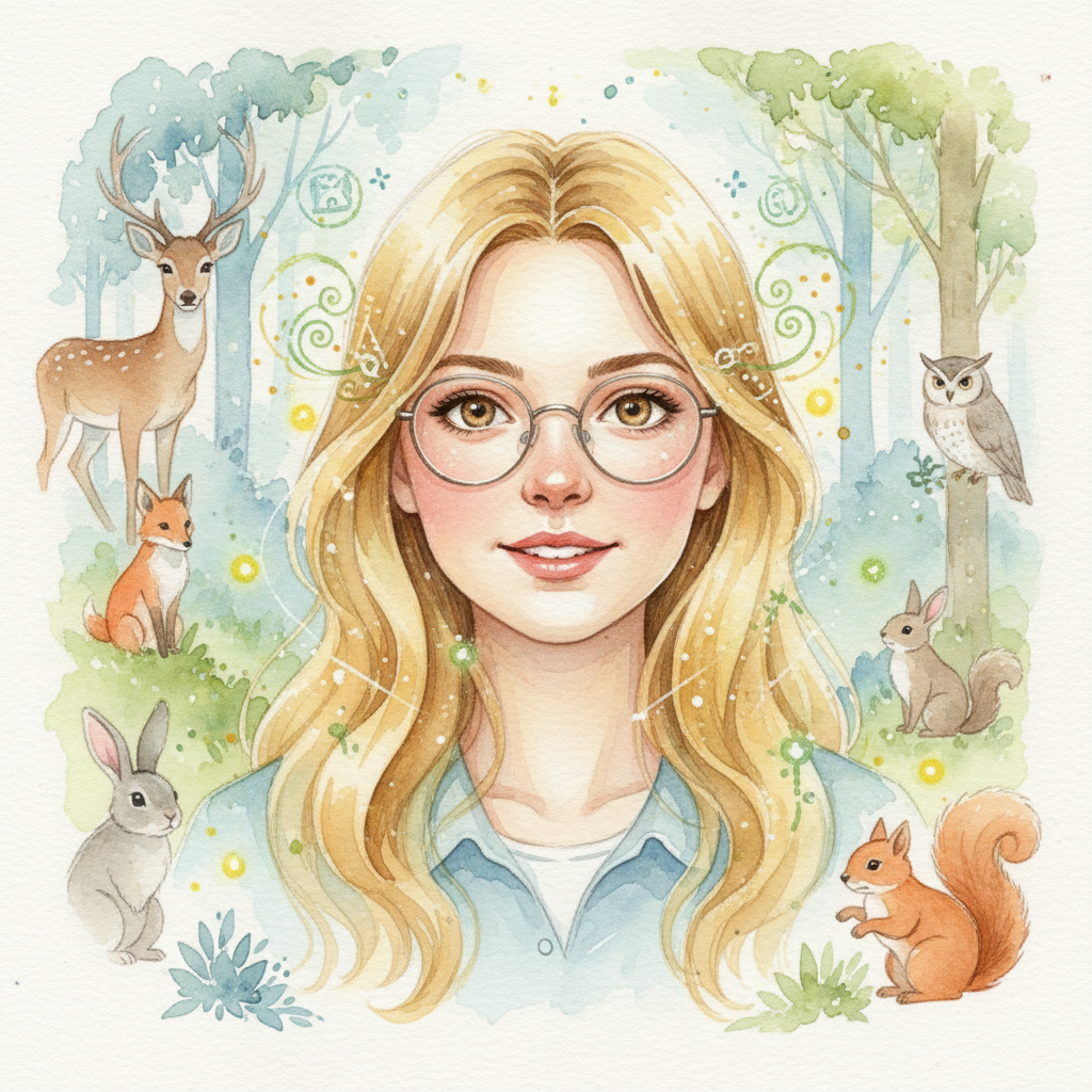 Valeria era una niña de cabello rubio como el sol y ojos marrones que brillaban con curiosidad. Viví