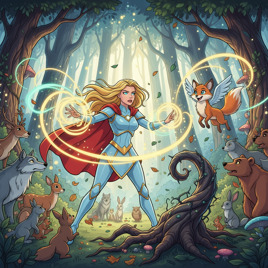 Sophia se agachó, su rostro lleno de compasión. "¿Perdido sus voces? ¿Cómo puede ser eso, querido Bú