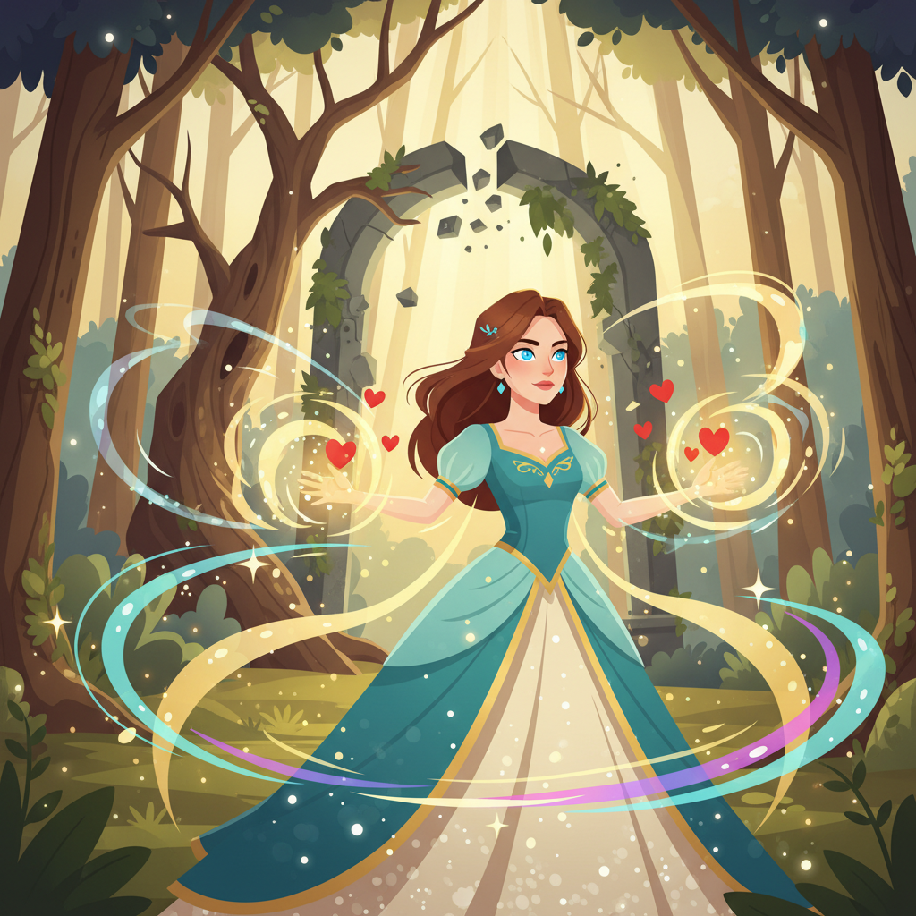 El corazón de Lula latía con esperanza mientras continuaba su camino. Llegó a un claro donde un viej