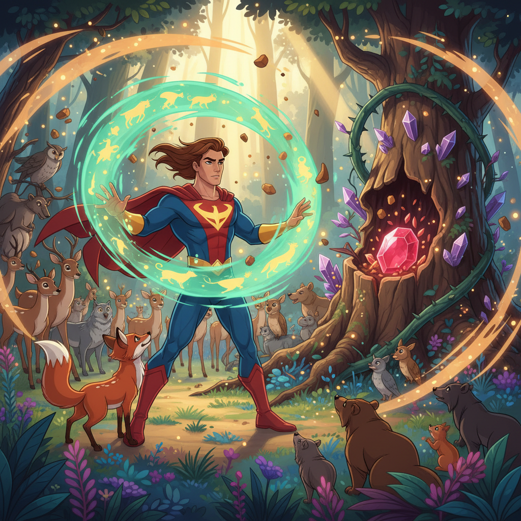 La alegría inundó la selva al sentir el rugido del agua regresando a su cauce. Los animales celebrar