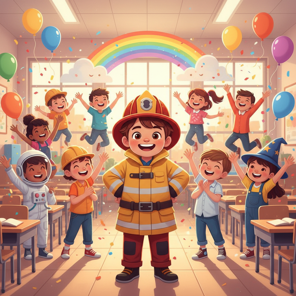 Benicio, con su habilidad secreta, se convirtió en el bombero más eficiente y veloz de Villa Esperan