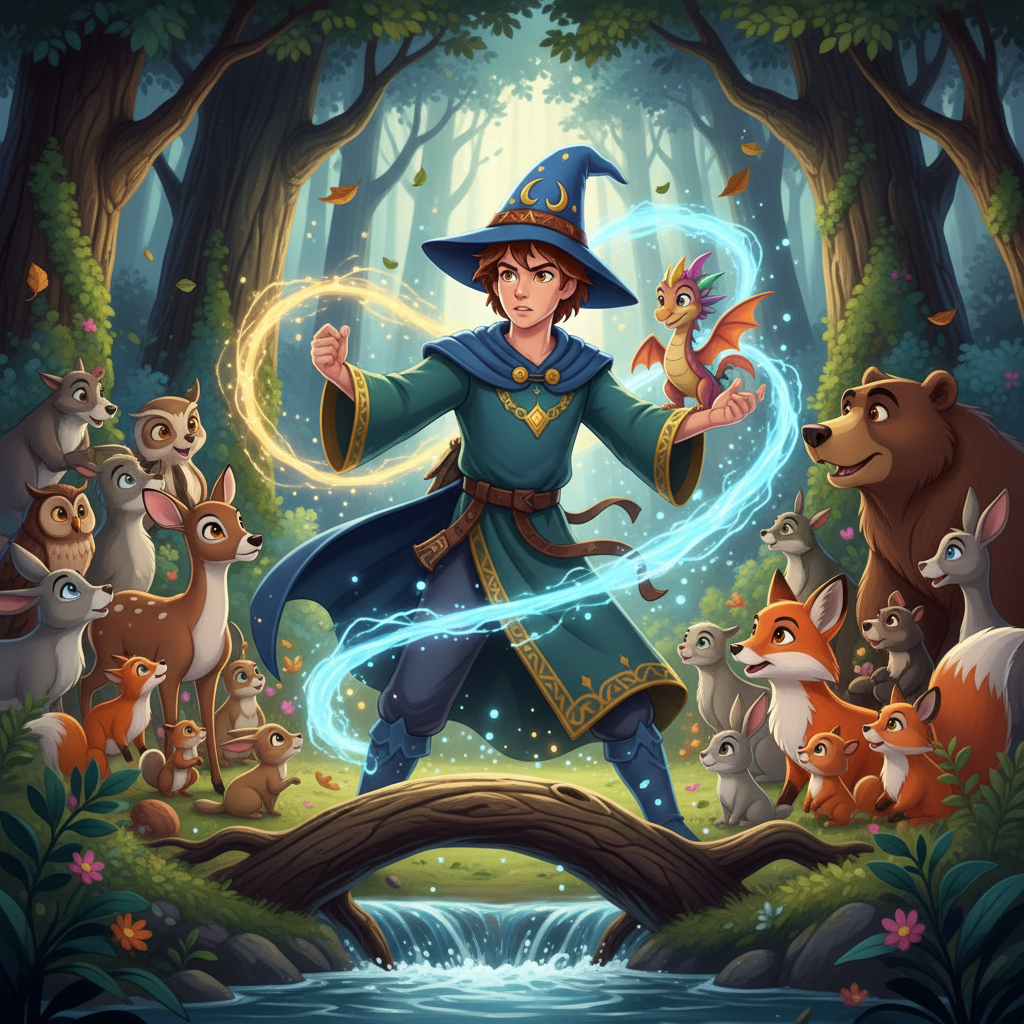 La preocupación que Max había sentido provenía del Gran Roble, el árbol más antiguo y sabio del bosq