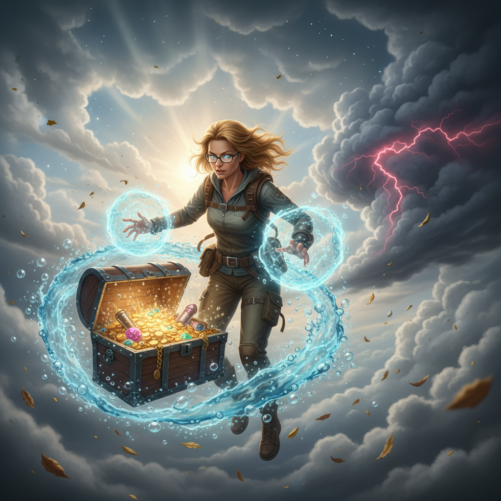 Después de liberar a los peces, Lina sintió que el río le susurraba agradecimientos. La corriente la