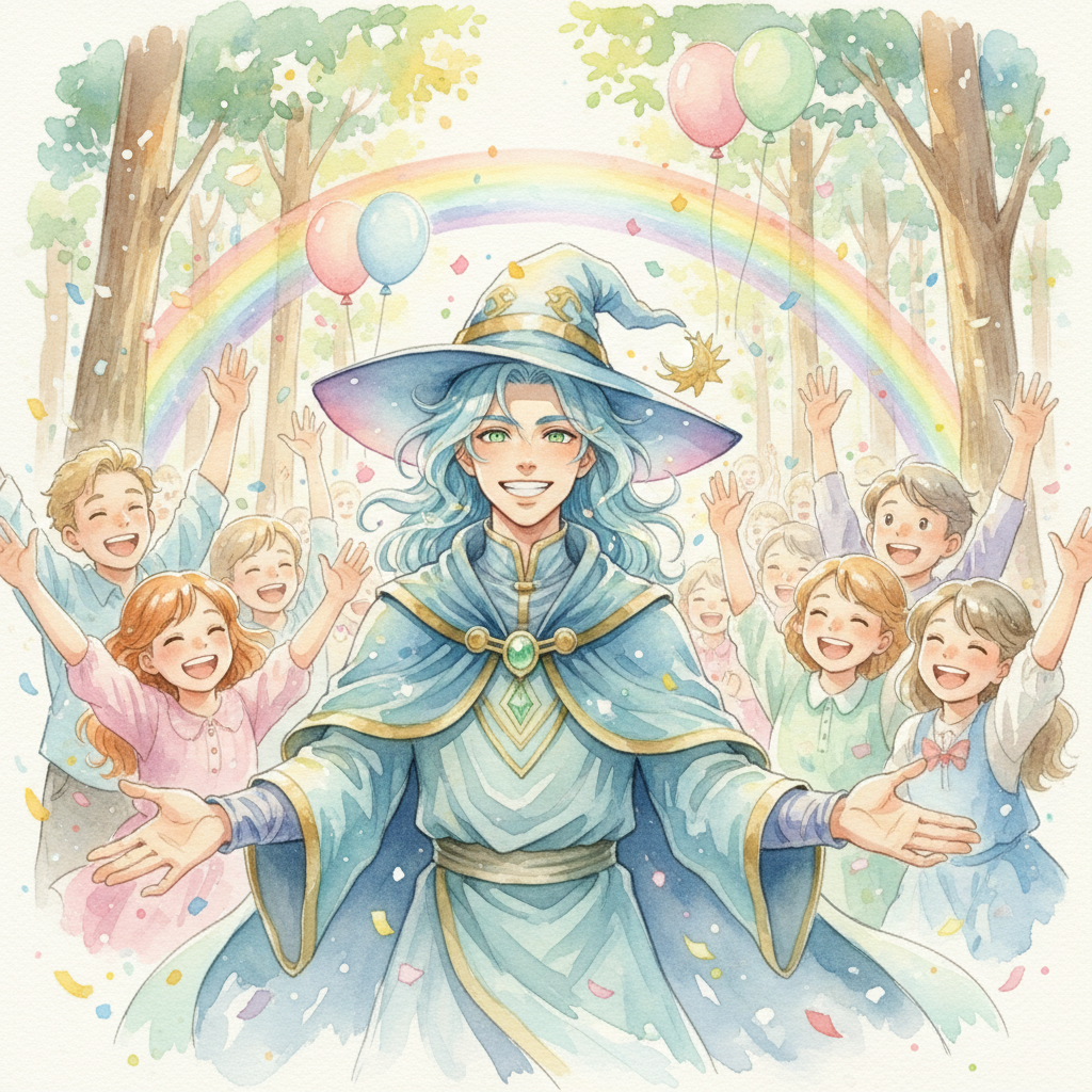 Siguiendo las indicaciones de las ardillas, Panchito llegó a un claro cerca del arroyo. Allí, sentad