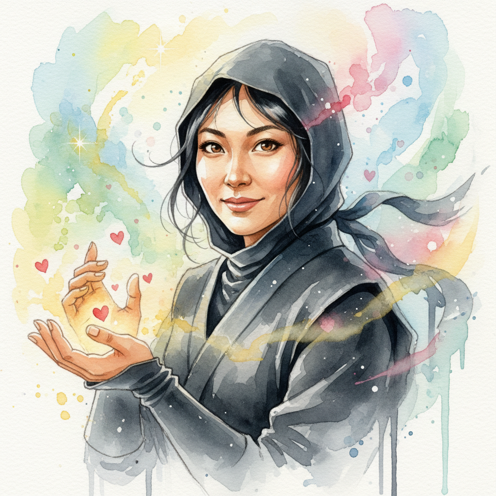 En la serena aldea de Susurros Verdes, vivía Mane, una ninja de corazón puro y habilidades extraordi