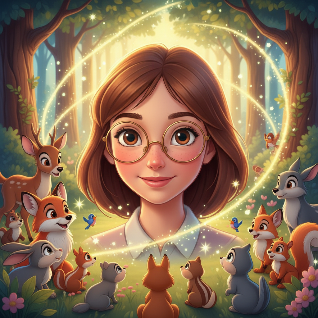 Ana era una niña muy especial que vivía en un pequeño pueblo rodeado de un frondoso bosque. Tenía el