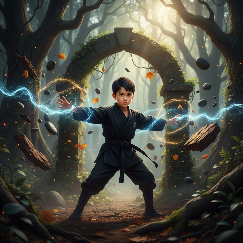 La vida en el dojo continuó, y Max se volvió más hábil tanto en las artes marciales como en el manej