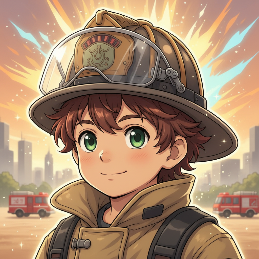 En la bulliciosa ciudad de Valoria, vivía un niño llamado Ramsés, que soñaba con ser bombero. No era