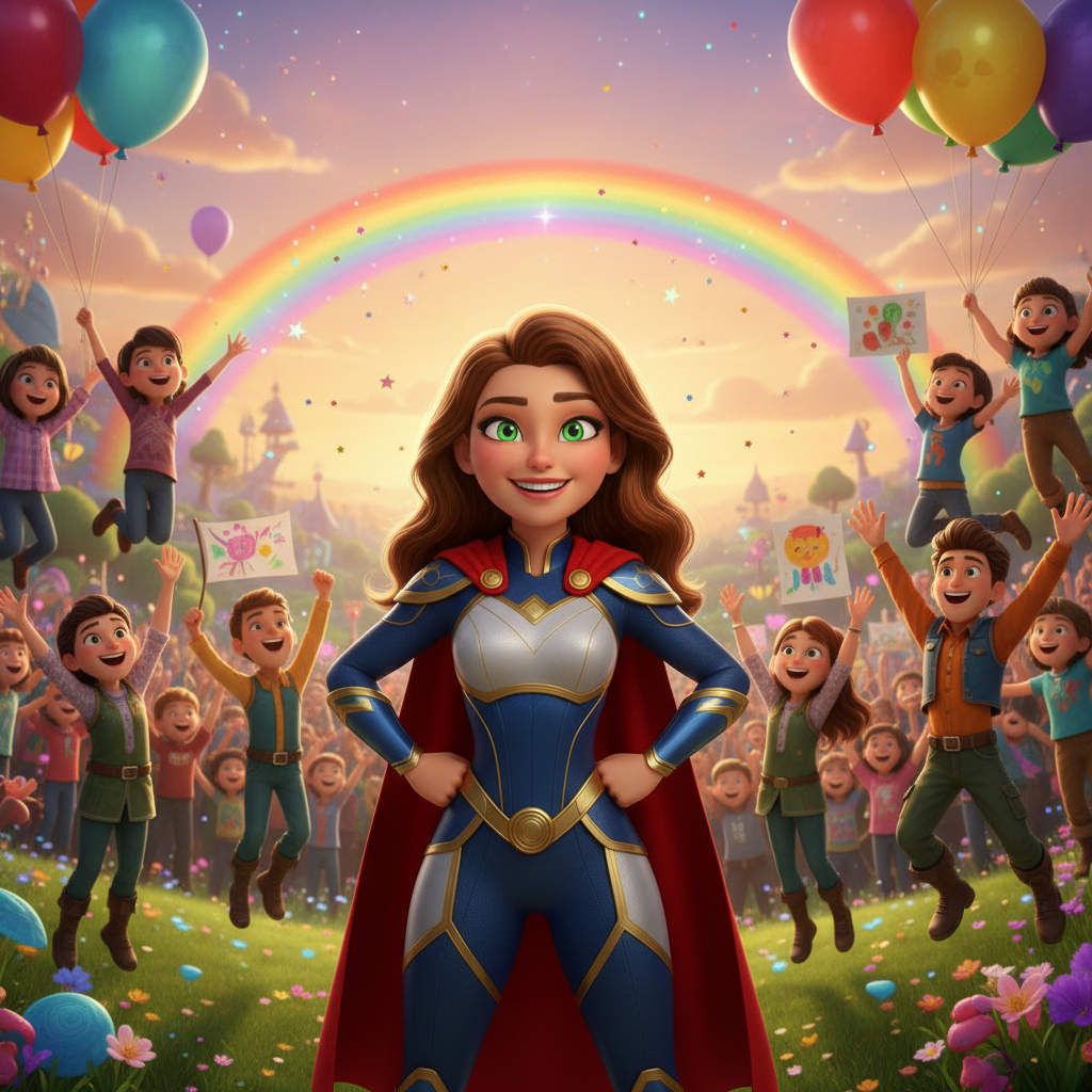 A medida que la noche caía, el pueblo entero celebraba. Las luces parpadeaban, la música llenaba el 