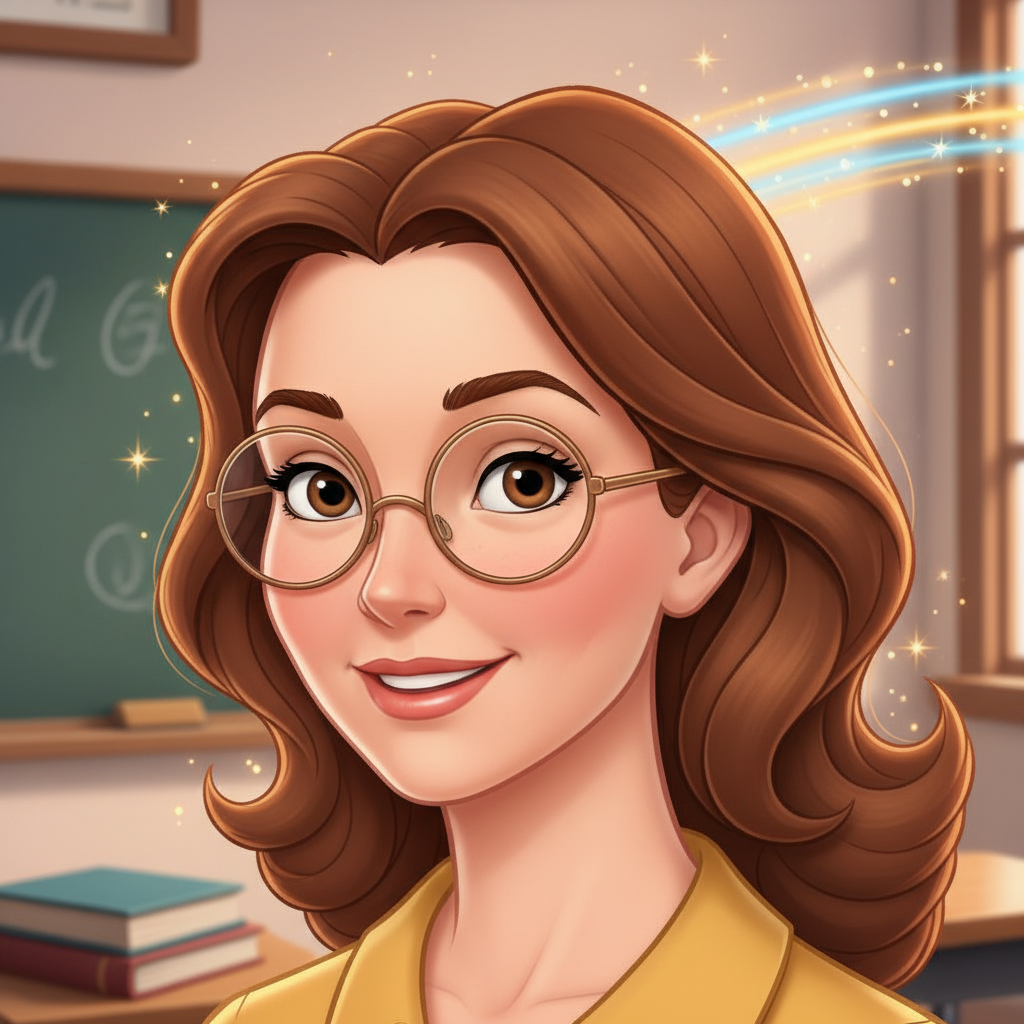 En el corazón de Ciudad Veloz vivía Carmensita, una profesora de primaria con una chispa especial en