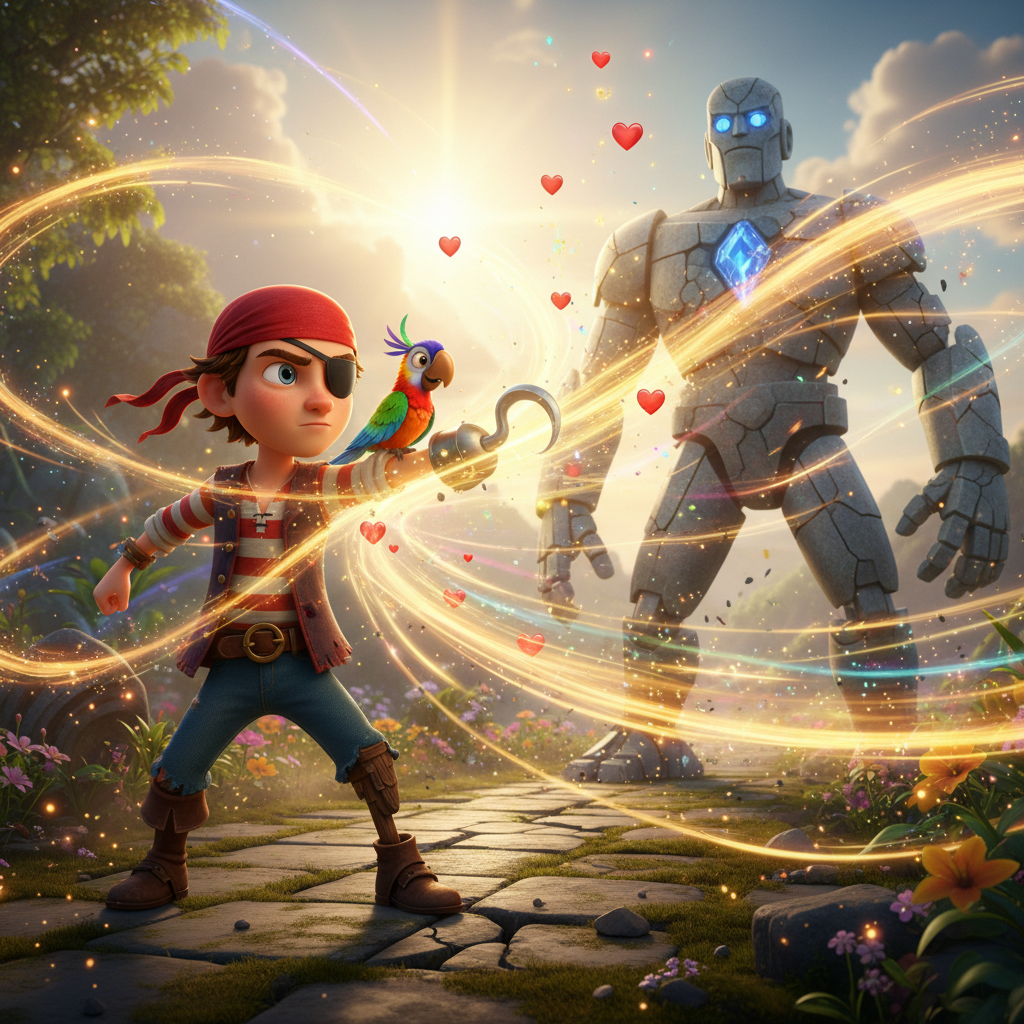 Una vez liberado, el pez volador, llamado Pip, se sintió revitalizado al instante. Su aleta herida s