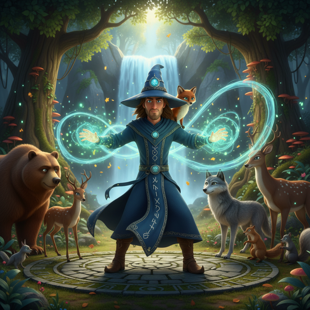 Cristóbal se adentró en el Bosque Susurrante, guiado por el murmullo de las hojas y las indicaciones