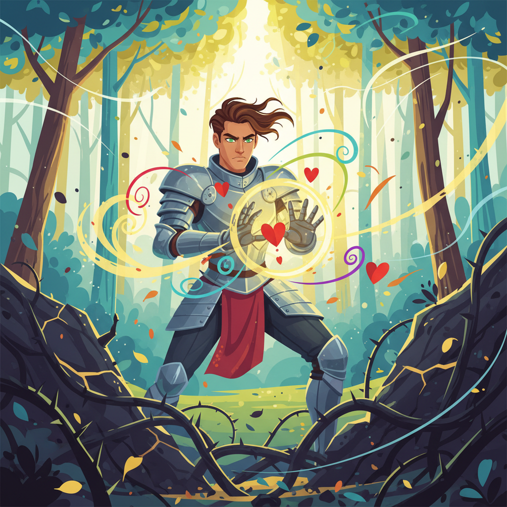 Arbolito se detuvo al ver a la pequeña criatura, su corazón latiendo con compasión en lugar de miedo