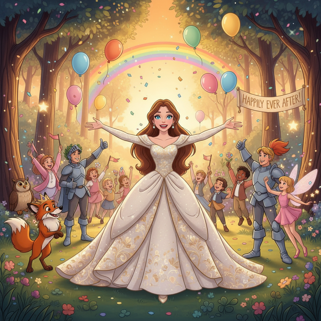 En lo más profundo del bosque, Fiorella encontró a un viejo y sabio zorro, cuyo pelaje empezaba a pe