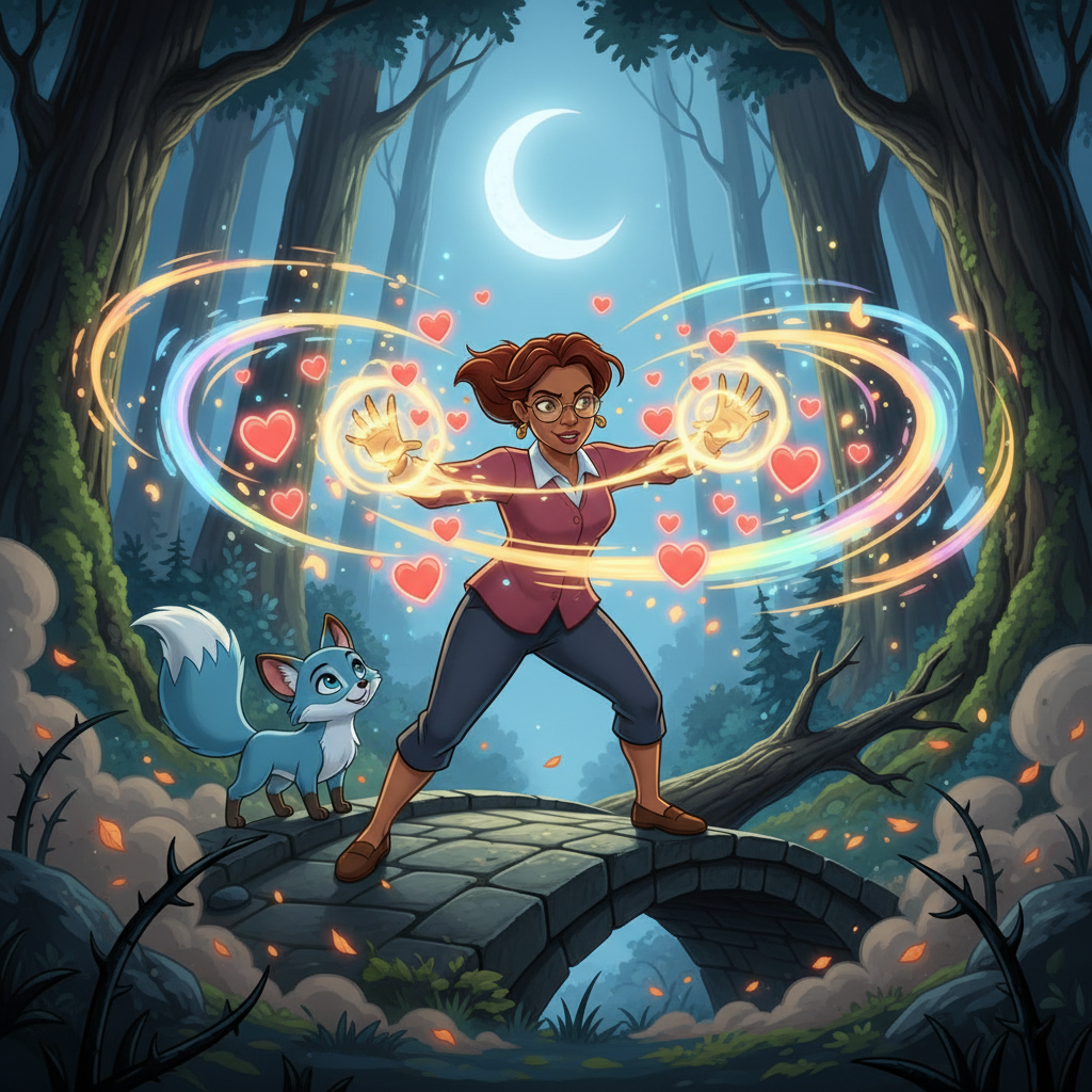 Al caer la tarde, un murmullo de preocupación se extendió por el bosque. Un viejo y sabio búho, cono