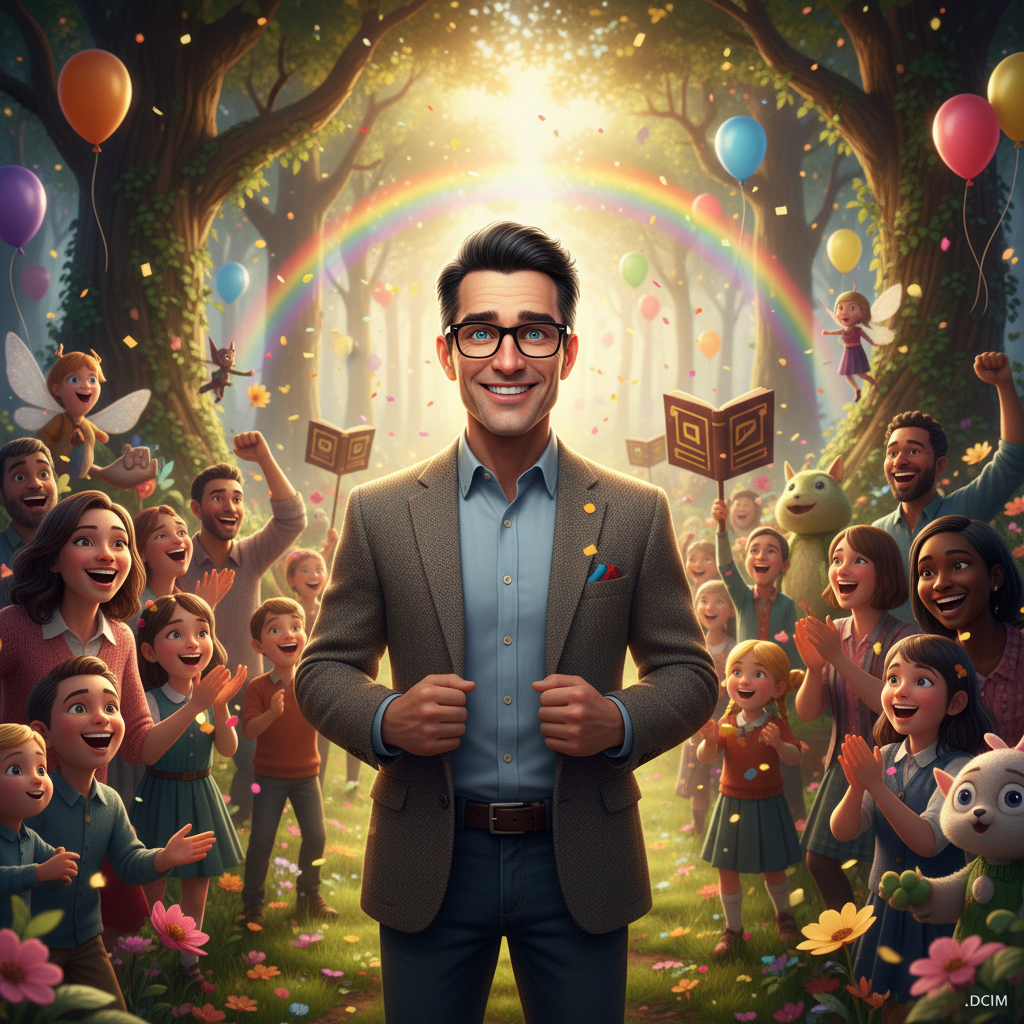 Mientras contemplaban la maravilla, el profesor Juan tuvo una idea. "Luna Max", dijo con una sonrisa