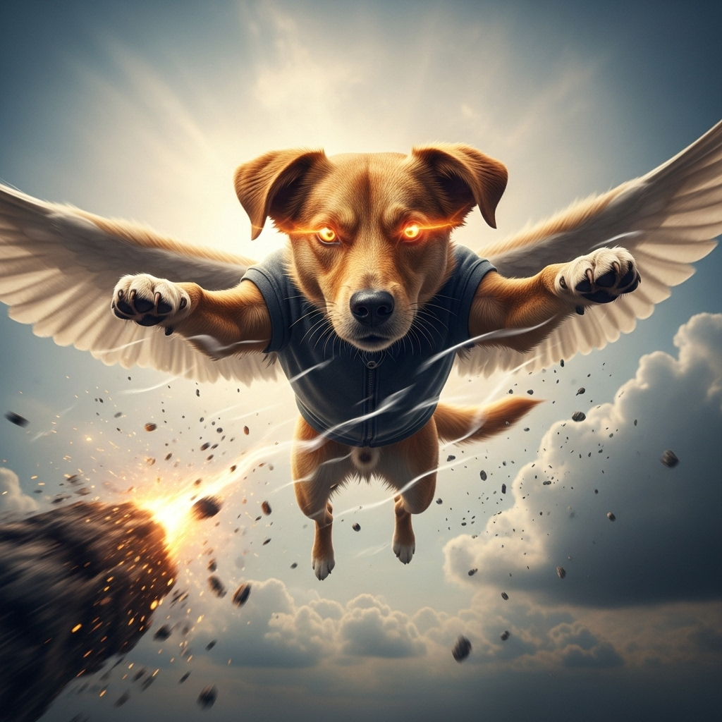 Después de rescatar al gatito, Toto se sintió aún más orgulloso de su habilidad para volar. Comprend