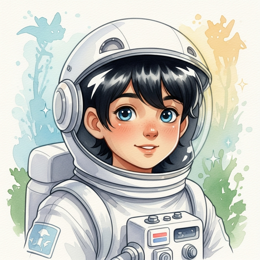 Marce era un niño muy especial. Tenía el cabello negro como la noche estrellada, ojos tan azules com