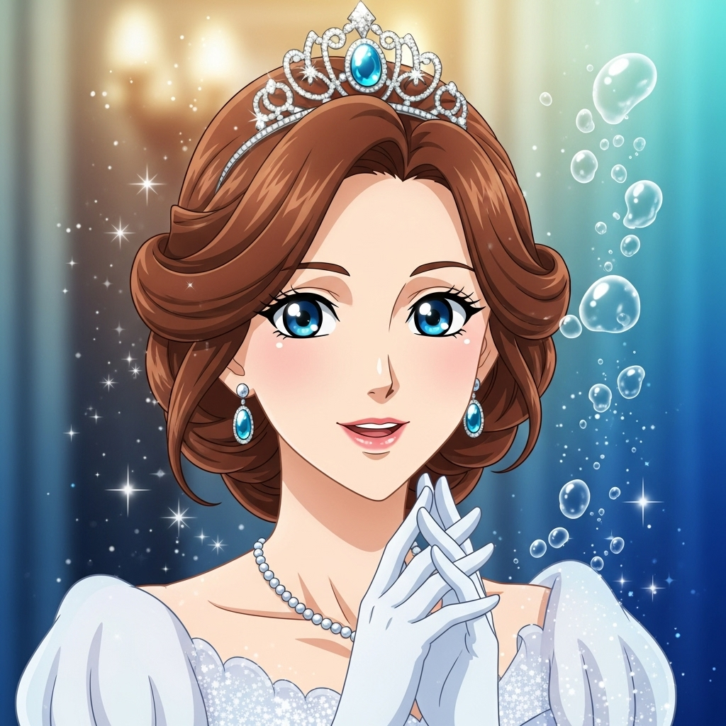 En el reino de Cristalina vivía una princesa llamada Camila. Tenía el cabello castaño como la tierra