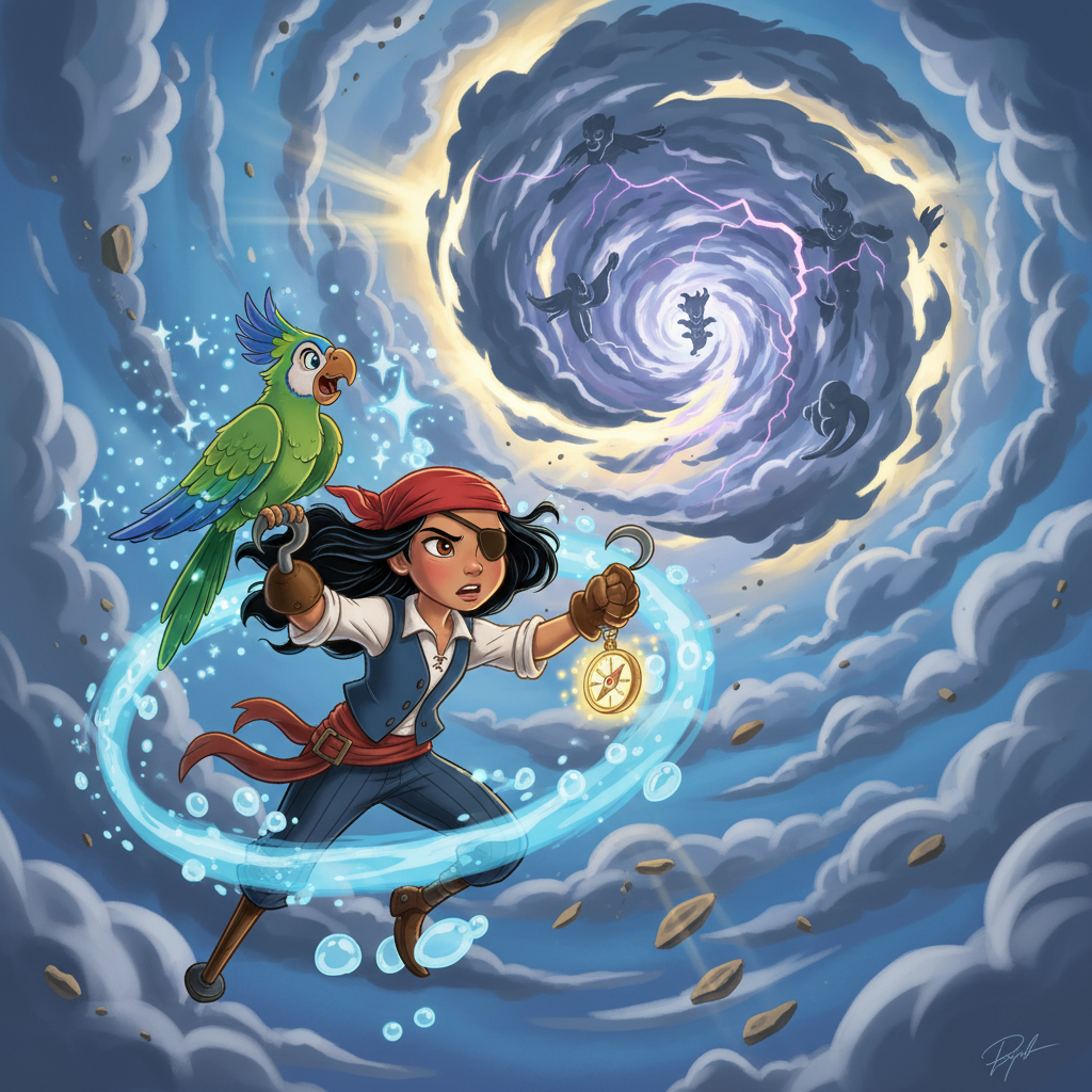 Con determinación, Sofi se acercó al caballito de mar. Sabía que debía ser cuidadosa para no asustar