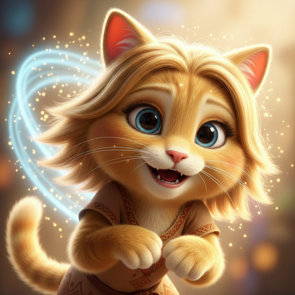 En un rincón acogedor del bosque, vivía Estrella, una gatita que no era como las demás. Su pelaje er